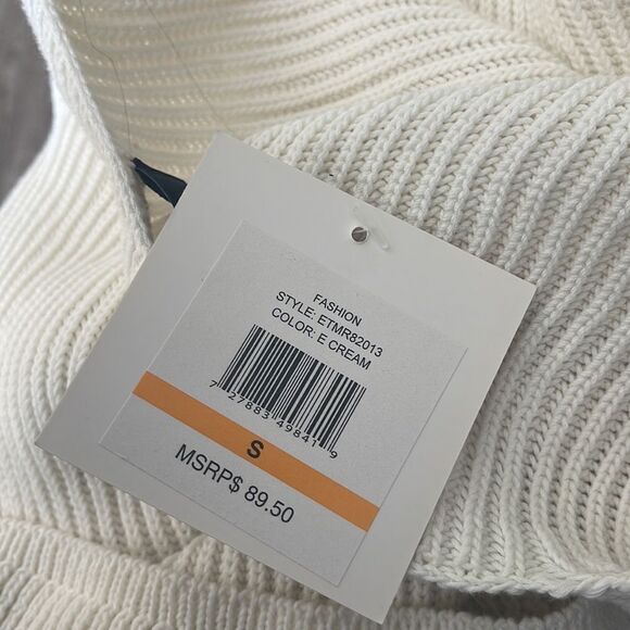 Ellen Tracy NEW Cotton Knit Sweater Long-sleeve Small - Picture 6 of 6